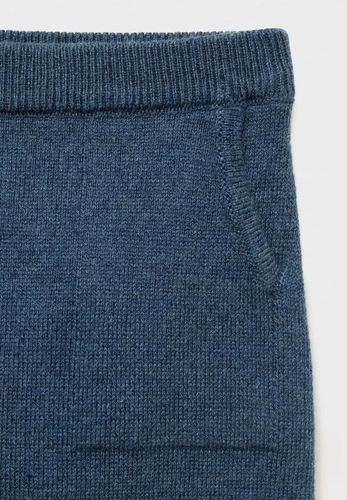 MANGO - Trousers glasgow - medium blue