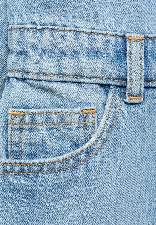 MANGO - Jumpsuit worker - open blue