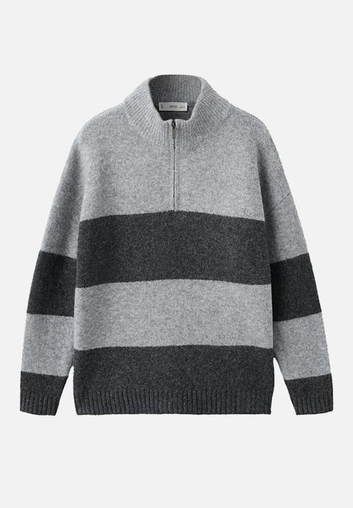 MANGO - Sweater JAI - Medium Gray