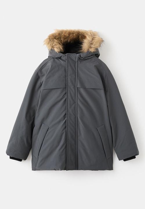 MANGO - Puffer coat MARCOS - Gray