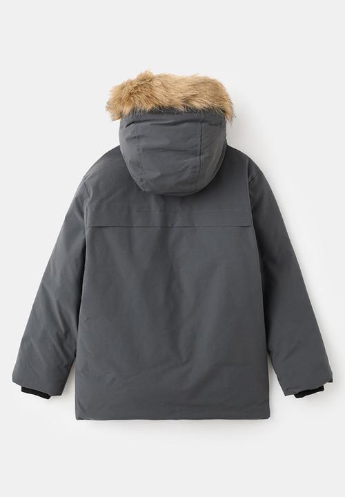 MANGO - Puffer coat MARCOS - Gray