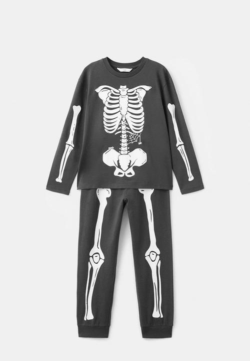 MANGO - Pyjama BONESB - Charcoal