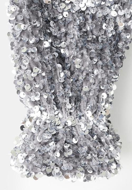 MANGO - Dress SILVERB - Silver