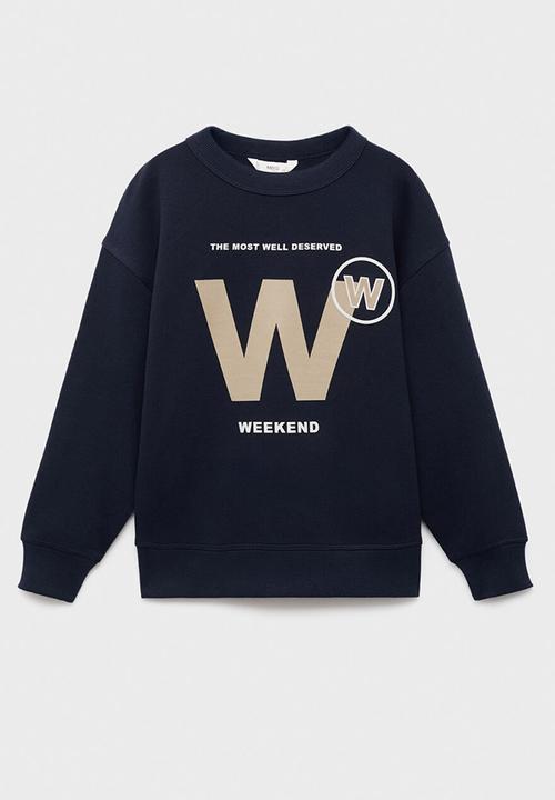 MANGO - Sweatshirt society - navy