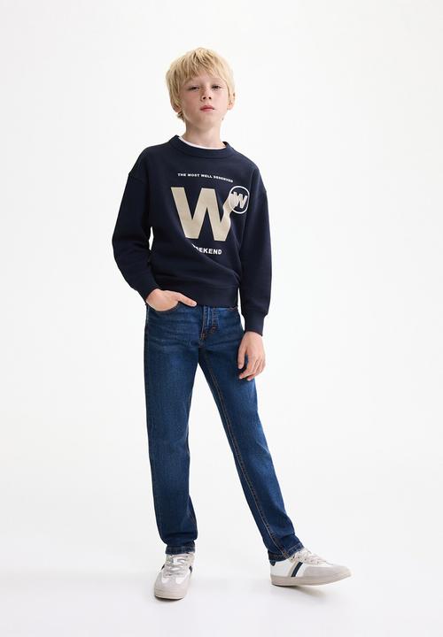 MANGO - Sweatshirt society - navy