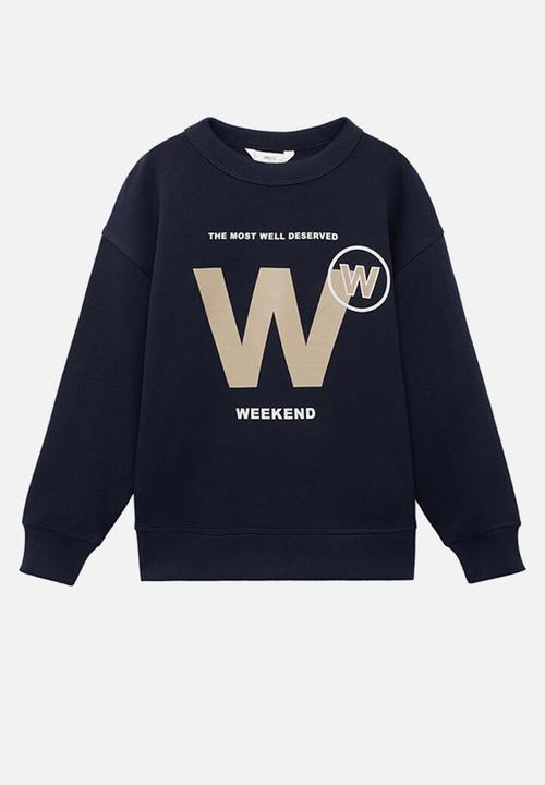 MANGO - Sweatshirt society - navy