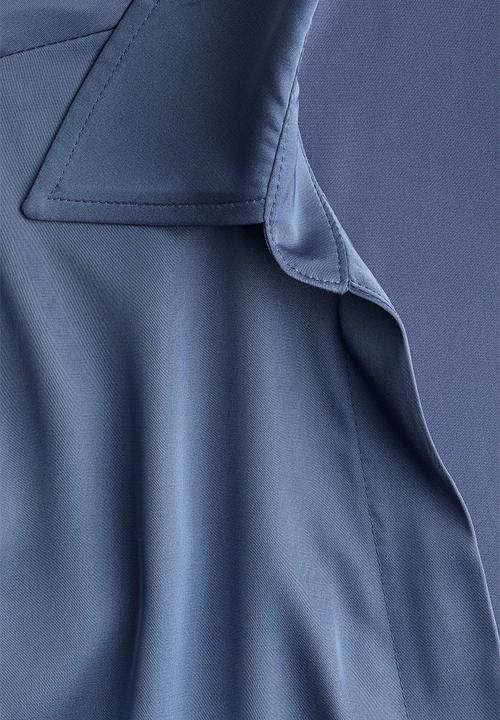 H&M - V-neck blouse - dusty blue