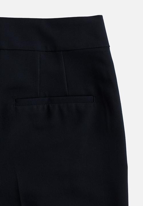 H&M - Ankle-length cigarette trousers - navy blue
