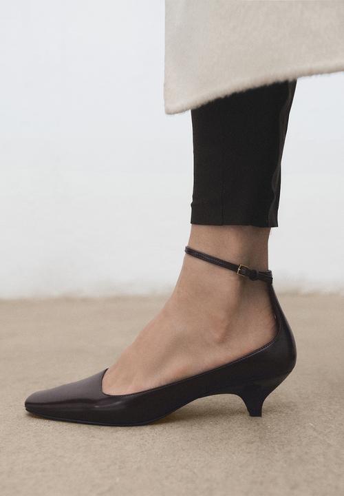 MANGO - Pulse heel - dark brown