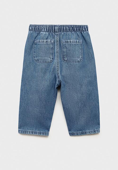 MANGO - Jeans turbo - open blue