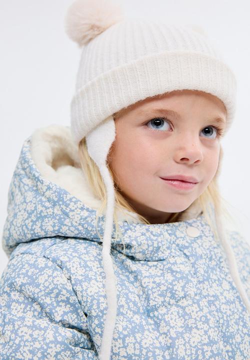 MANGO - Puffer coat lirio - light pastel blue