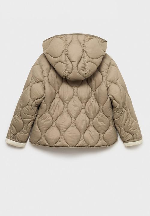 MANGO - Puffer coat carlota - beige/khaki