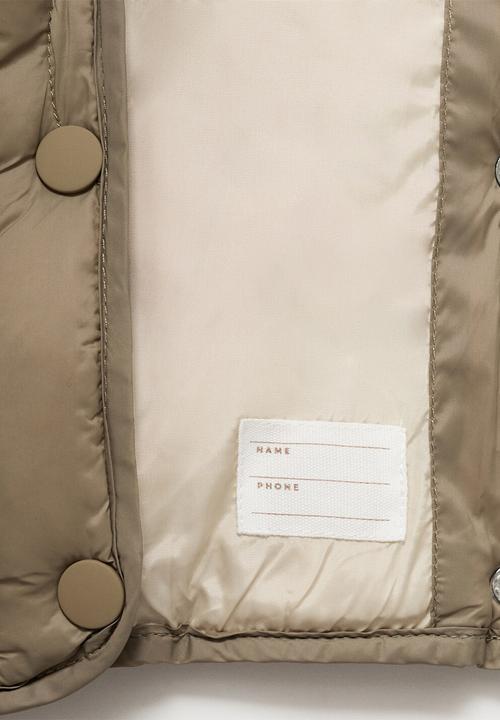 MANGO - Puffer coat carlota - beige/khaki