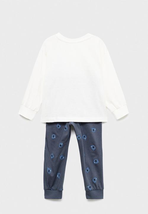 MANGO - Pyjama elephant - charcoal