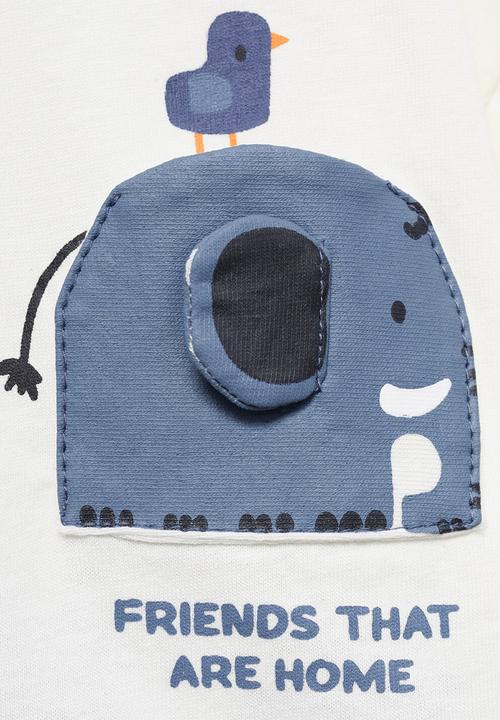 MANGO - Pyjama elephant - charcoal