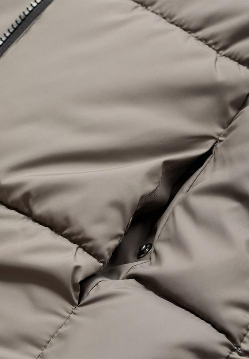 MANGO - Puffer coat amerbloc - medium gray