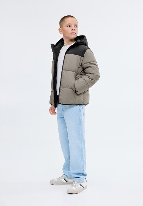 MANGO - Puffer coat amerbloc - medium gray
