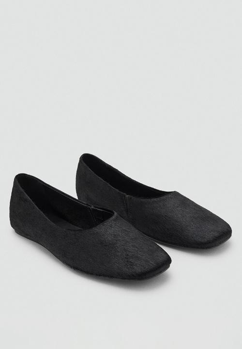 MANGO - Peli suede pump - black