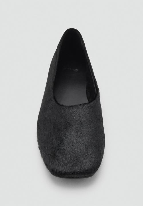 MANGO - Peli suede pump - black