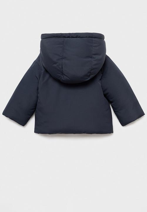 MANGO - Puffer coat vichy1 - navy