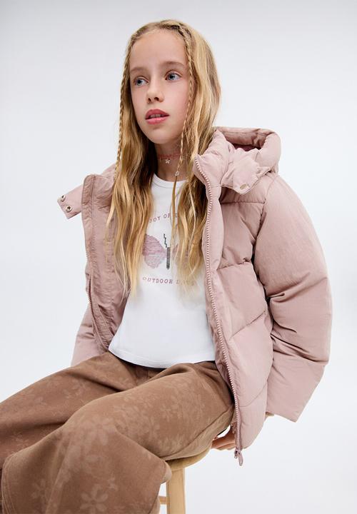 MANGO - Puffer coat valeria - pink