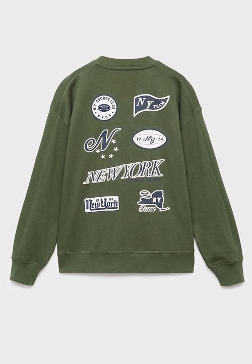 MANGO - Sweatshirt ny - green