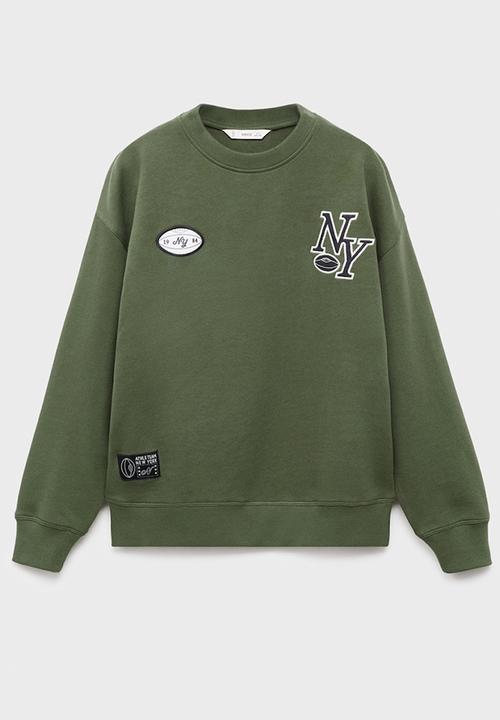 MANGO - Sweatshirt ny - green
