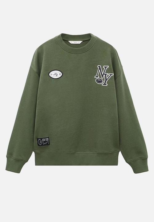 MANGO - Sweatshirt ny - green