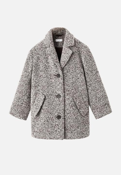 MANGO - Coat mocca - Brown