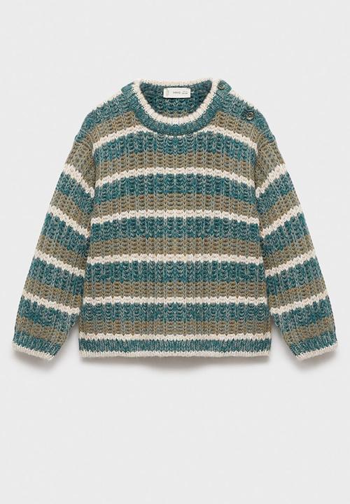 MANGO - Sweater HENRYB - Medium Green