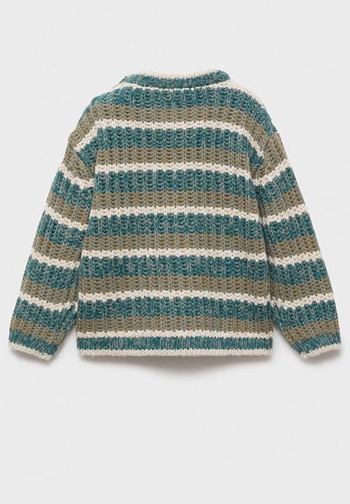 MANGO - Sweater HENRYB - Medium Green