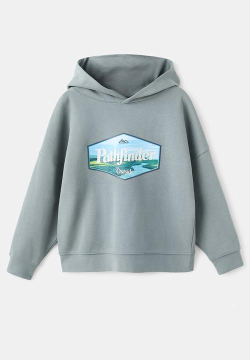 MANGO - Sweatshirt OUTSIDER - Green