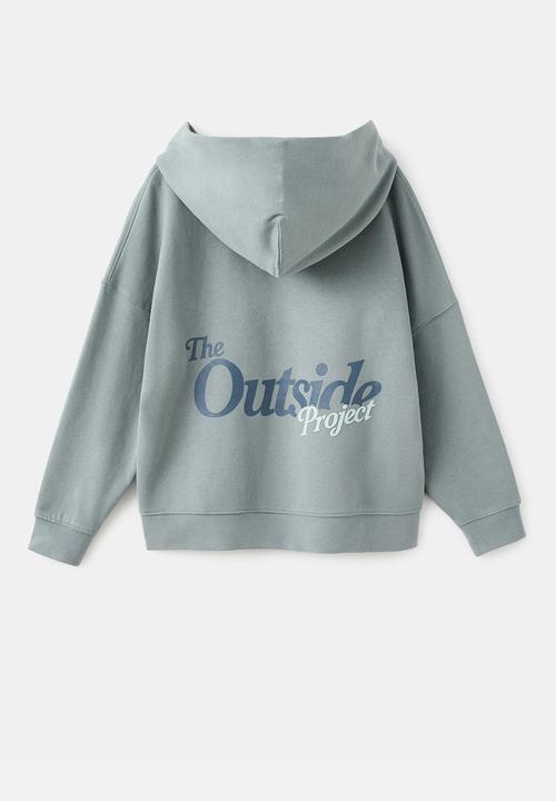 MANGO - Sweatshirt OUTSIDER - Green