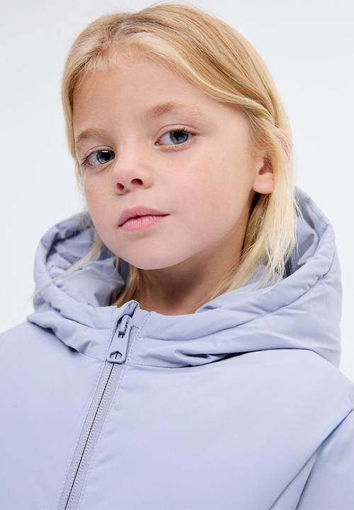 MANGO - Puffer coat noni - light pastel blue
