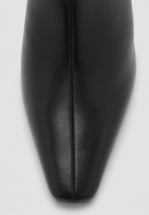 MANGO - Rufle boot - black