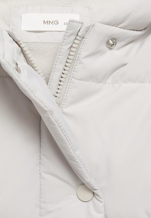 MANGO - Puffer coat tina - grey