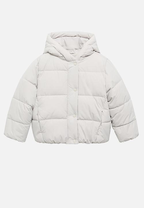 MANGO - Puffer coat tina - grey