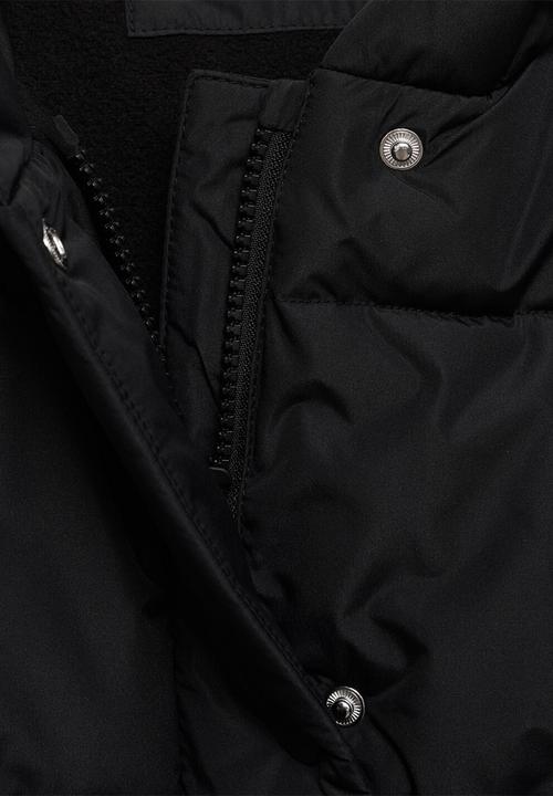 MANGO - Puffer coat tina - black
