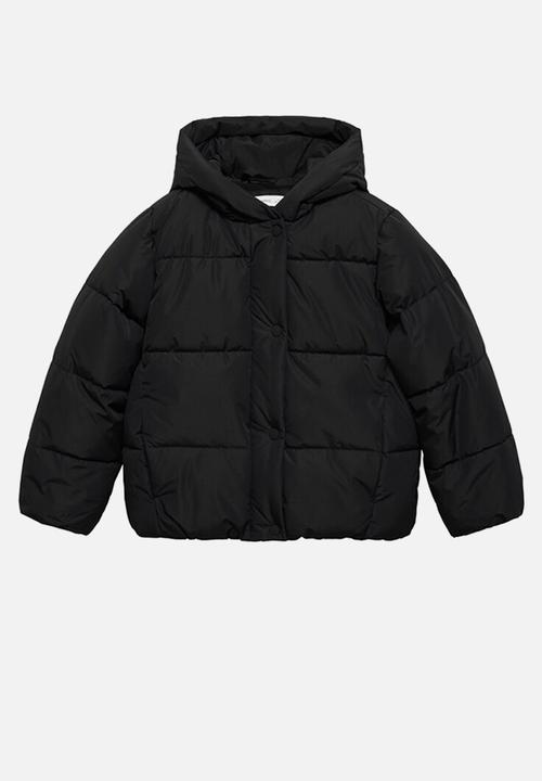 MANGO - Puffer coat tina - black
