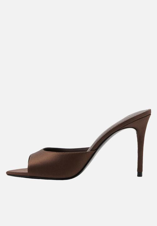 MANGO - Fancys heel - dark brown