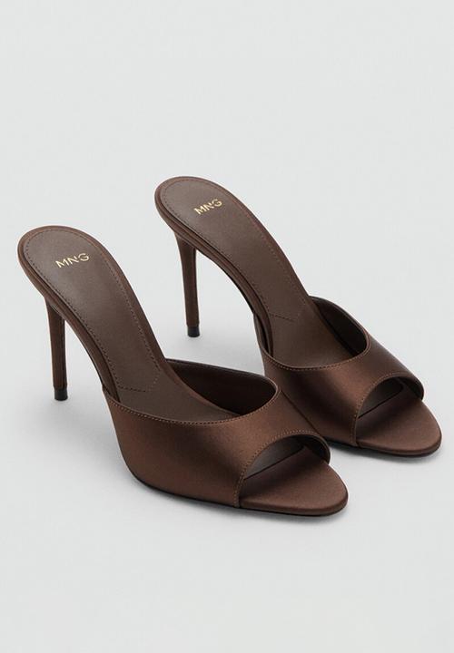 MANGO - Fancys heel - dark brown