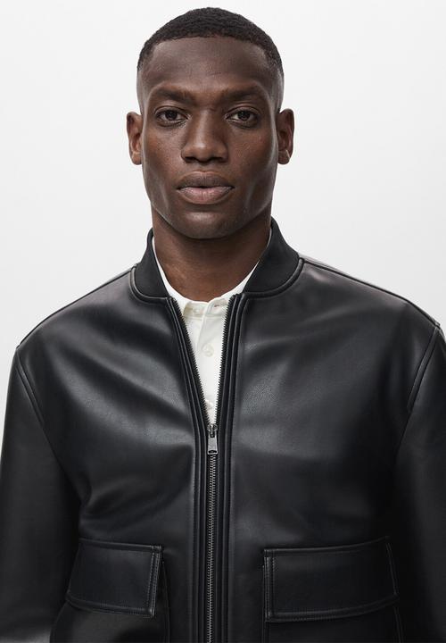 MANGO - Chaqueta Marcel - Black