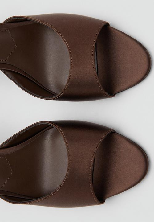 MANGO - Fancys heel - dark brown