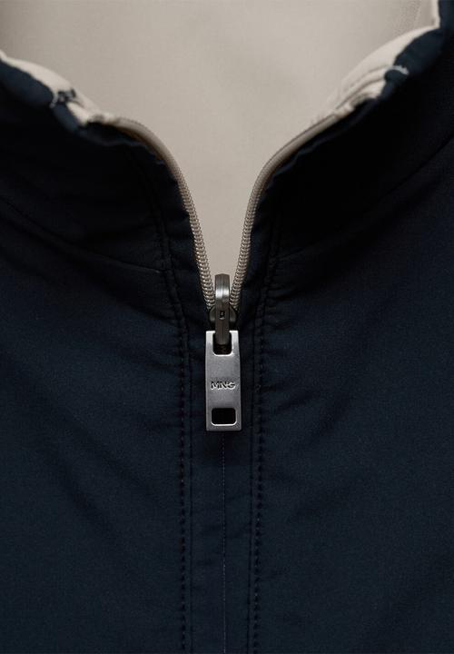 MANGO - Chaqueta Reversable Nada - Navy