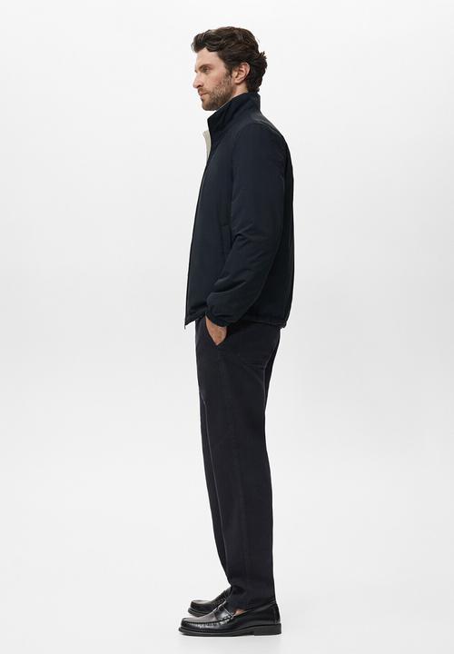 MANGO - Chaqueta Reversable Nada - Navy