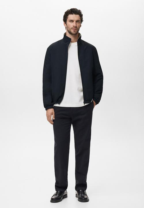 MANGO - Chaqueta Reversable Nada - Navy
