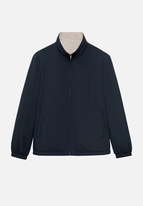 MANGO - Chaqueta Reversable Nada - Navy