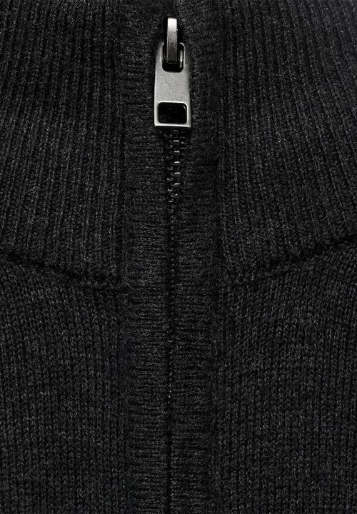 MANGO - Cardigan luke - charcoal
