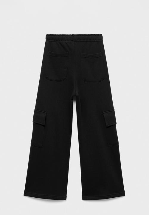 MANGO - Joggers cargi - black