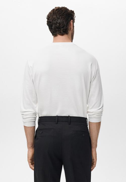 MANGO - Camiseta Gareth - White